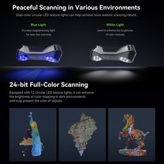 1- CR-Scan 3D Scanner 60fps Handheld Scanner 0.02mm Accuracy H4A6