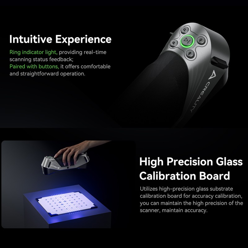 Creality CR-Scan Raptor 3D Scanner High Precision Blue NIR Consumer Scanner C9B6 gallery