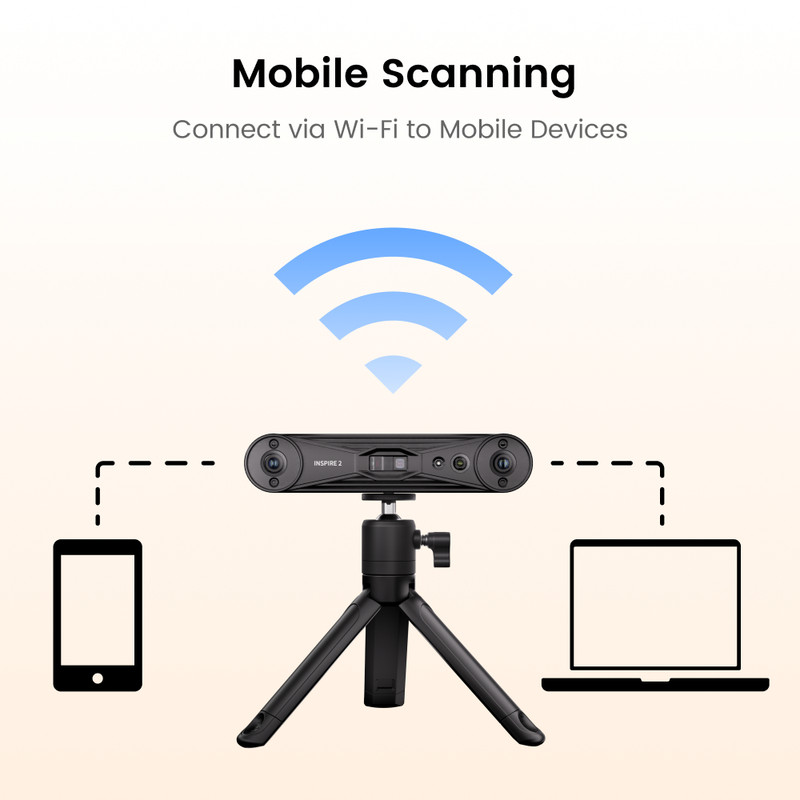 Revopoint INSPIRE2 3D Laser Scanner Handheld Outdoor Scan For 3D Printer 0.05mm gallery