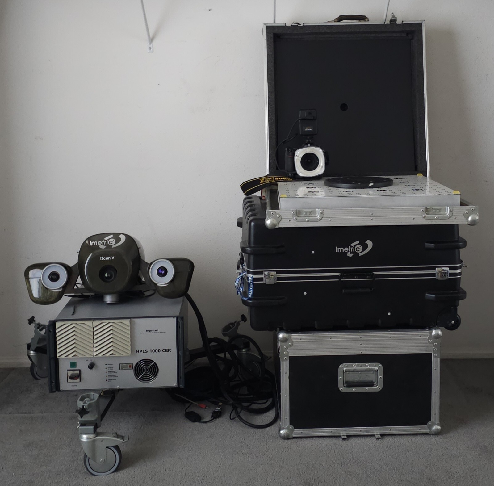 Imetric IScan V meteorological 3d Scanner, Nikon D2 DSLR, HPLS 1000 Light gallery