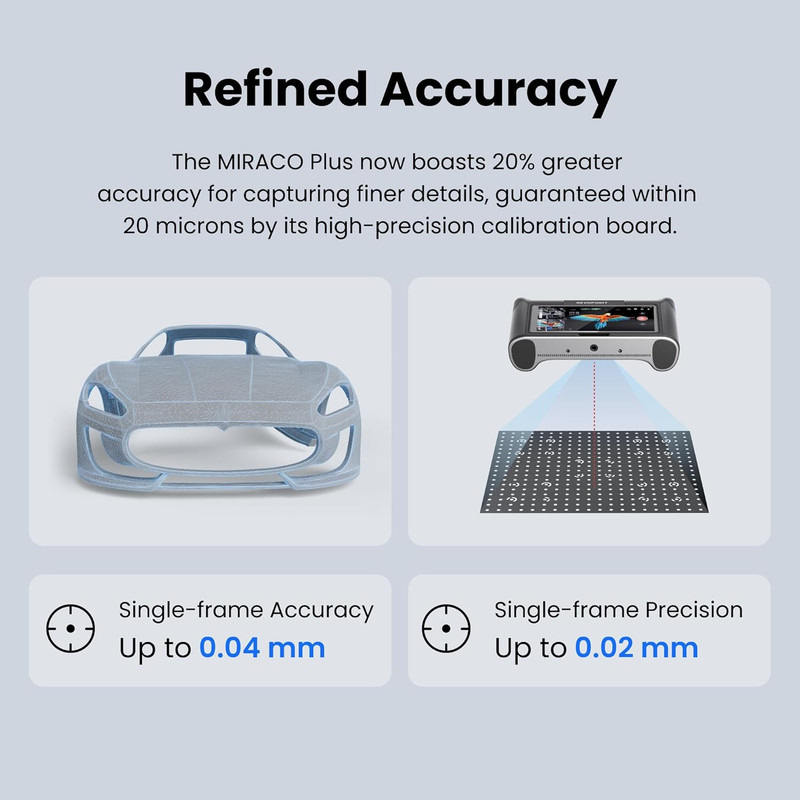 MIRACO Plus Handheld 3D Scanner for Precise Full-Color Printing gallery