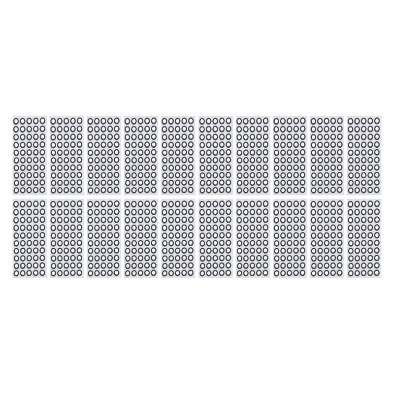 1000 Pcs 3D Scanning Marker ID 6mm OD 10mm High Reflection Strong Adhesion Fit gallery