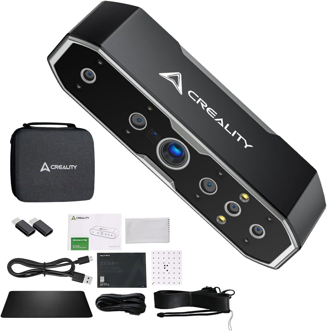 Creality CR-Scan Otter 3D Scanner 24Bit Full-Color Anti-shaking Scan Black/Metal gallery