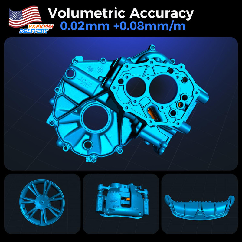 3D Scanner Raptor Pro for Automotive & Engineering Projects with Metrology-Grade gallery