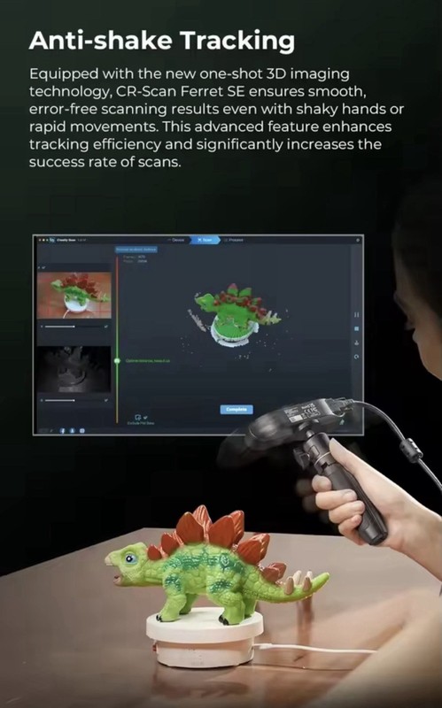 Creality 3D Scanner CR Ferret SE for 3D Printing Handheld Anti-Shake 30FPS Scan gallery