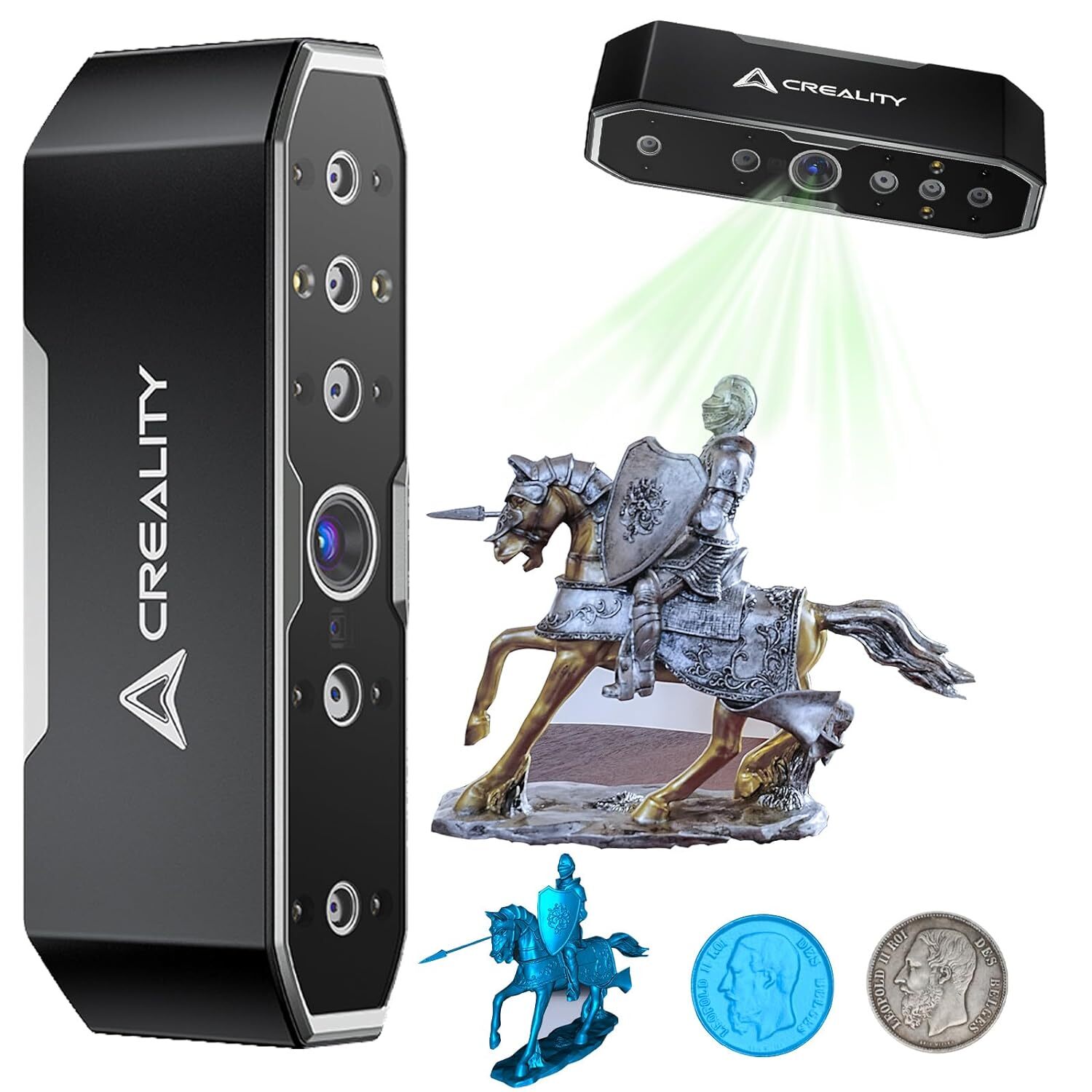 Creality 3D Scanner CR-Scan Otter for 3D Printing with Four-Lens Stereo Vision gallery