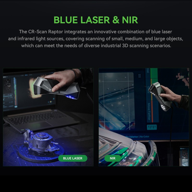 1- CR-Scan 3D Scanner 60fps Handheld Scanner 0.02mm Accuracy H4A6 gallery