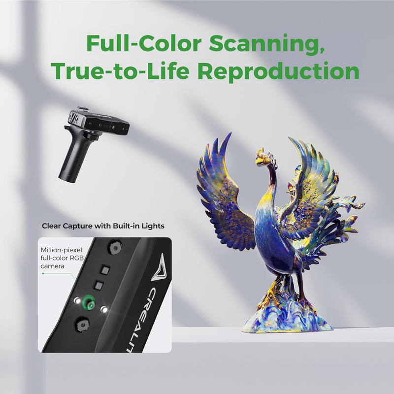 3D Scanner Otter Lite, Handheld Wireless Scanner with 0.05Mm Accuracy, Anti-Shak gallery