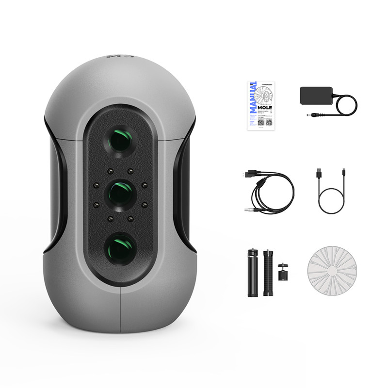 3DMakerpro Handheld 3D Scanner For 3D Printing Mole Premium 0.1mm Resolution gallery