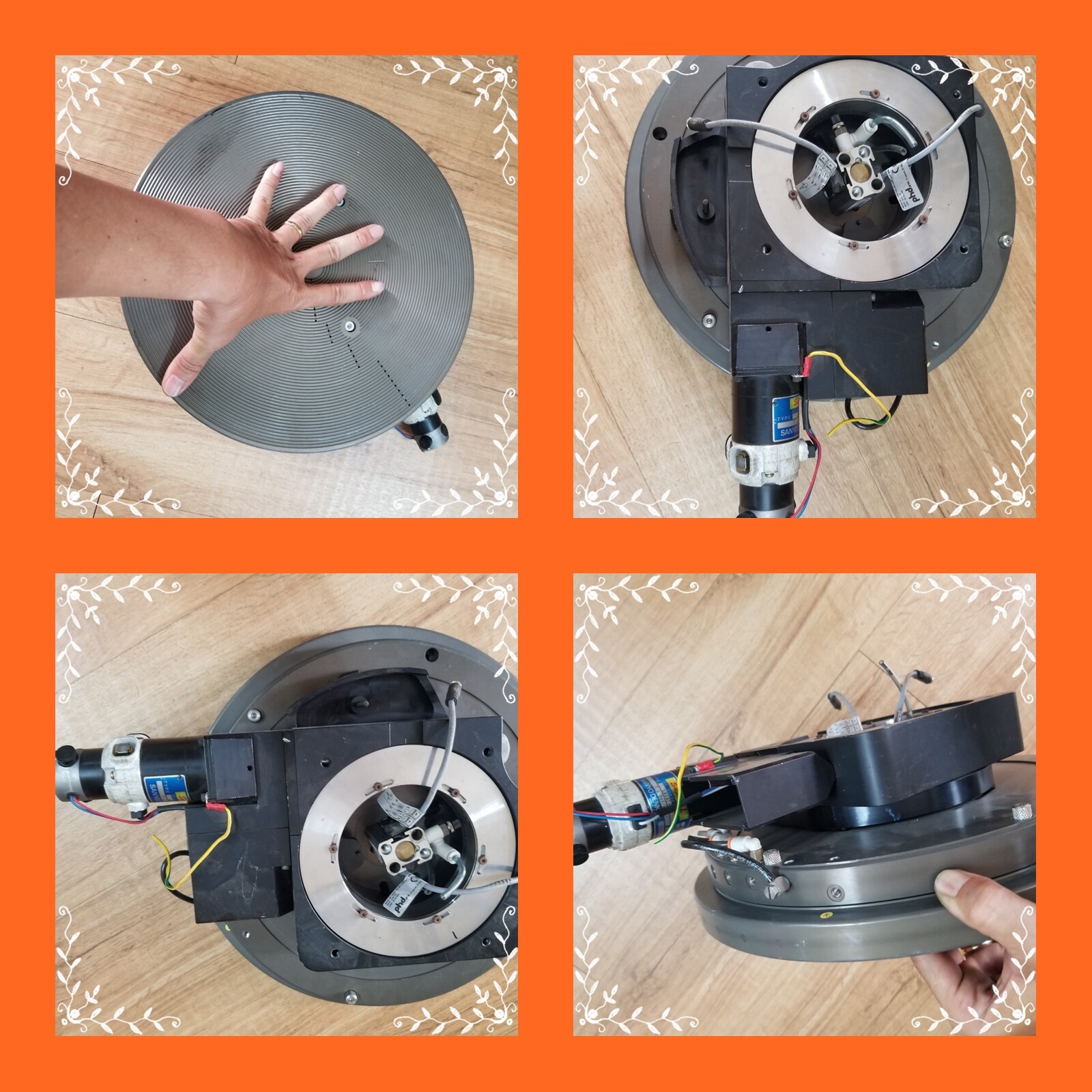 LARGE 31cm TURNTABLE with vacumm table gallery