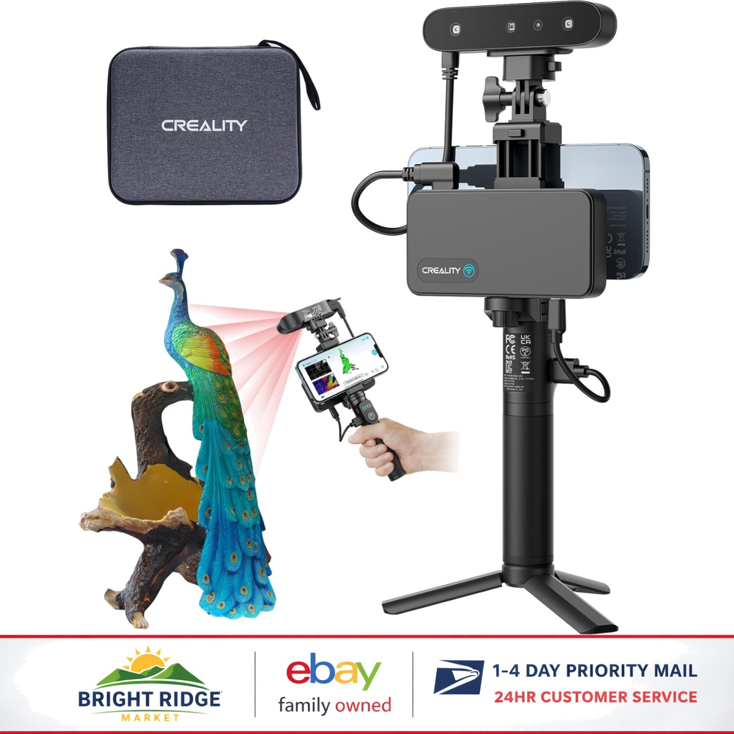 3D Scanner for Printing with Wireless Scanning and Anti-Shake Technology gallery