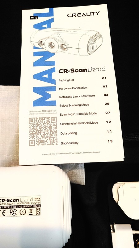 Creality CRSL 3D Scanner CR-Scan Lizard Up to 0.05mm Accuracy No-marker Scanning gallery