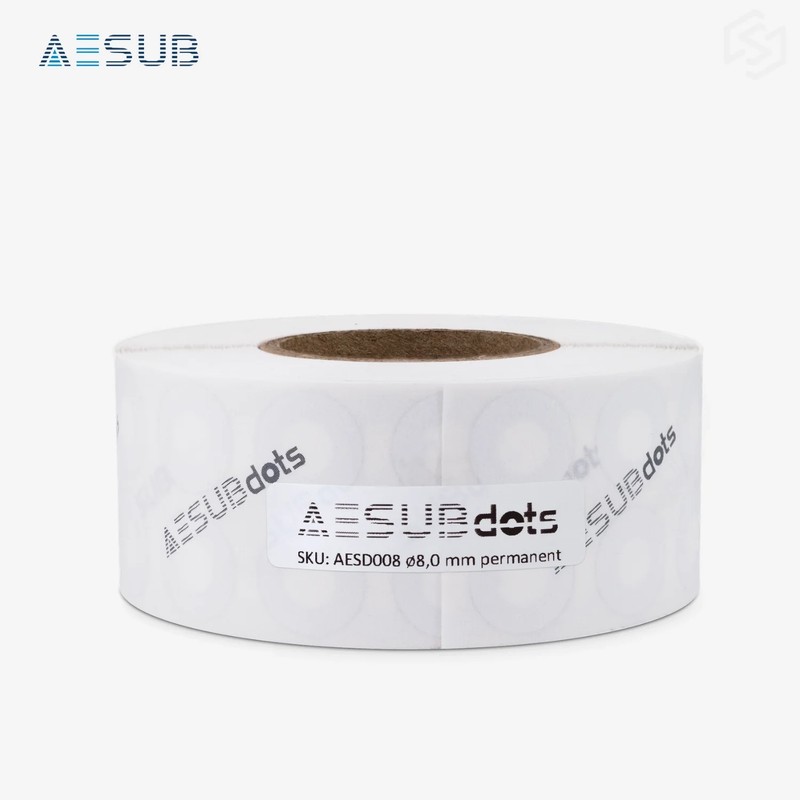 AESUBdots Black and White (Size: 8mm) gallery