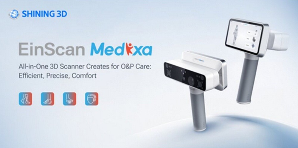 NEWEinScan Medixa Medical 3D Scanner Color Structured Light Orthotics Prosthetic gallery