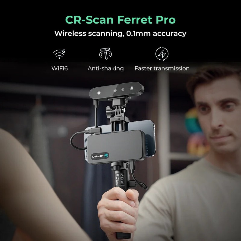 OPEN Creality CR-Scan Ferret Pro 3D Scanner gallery