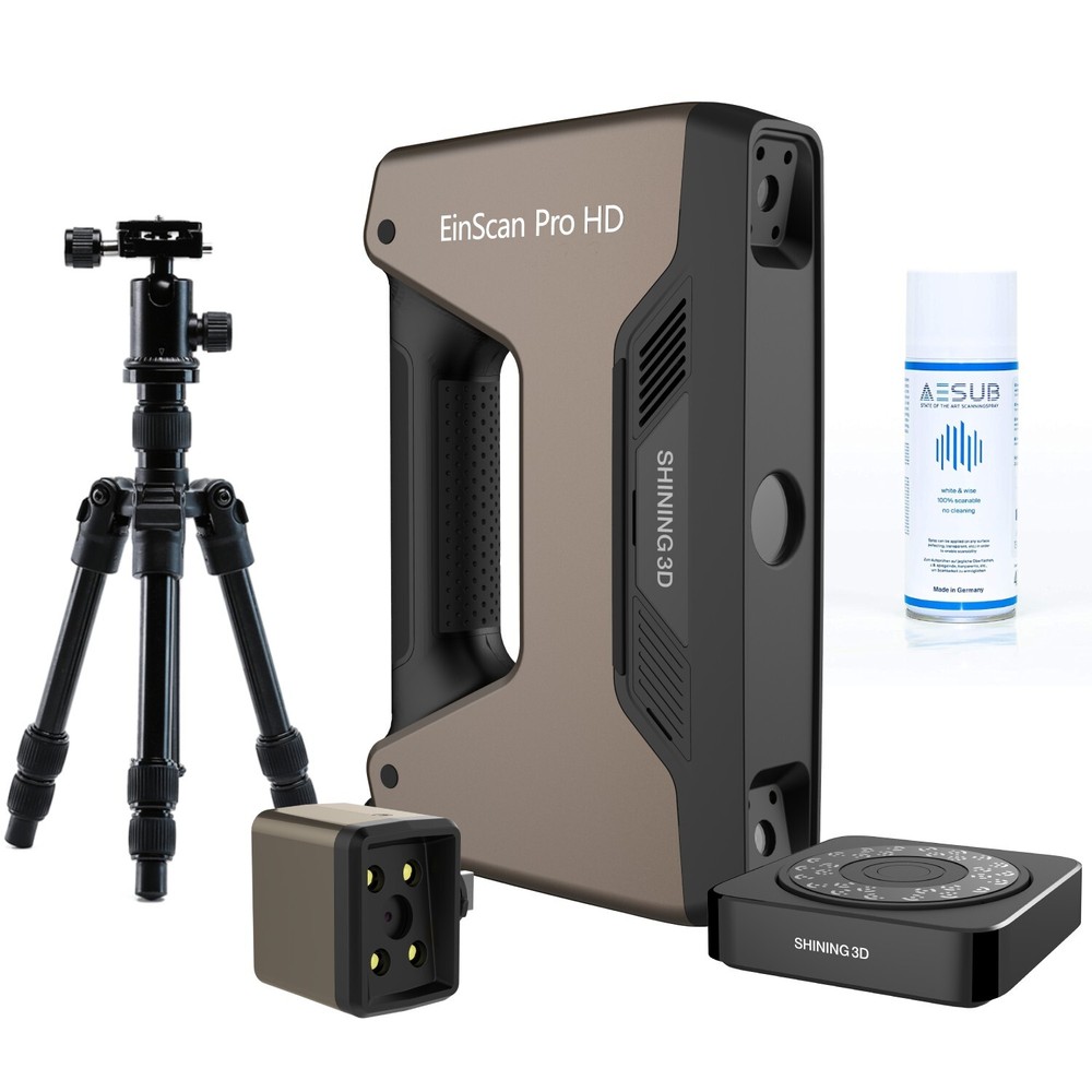Open Box - EinScan Pro HD Handheld 3D Scanner w/ Industrial Pack, Color HD & SW