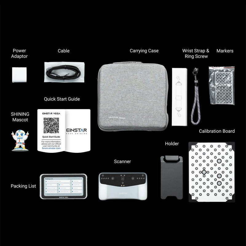 EinStar VEGA Wireless All-In-One 3D Scanner - SHINING 3D gallery