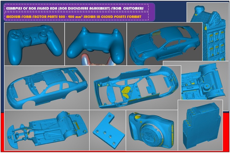 3D SCANNING SERVICE HIGH RESOLUTION MEDIUM FORM FACTOR [NO TEXTURE] gallery