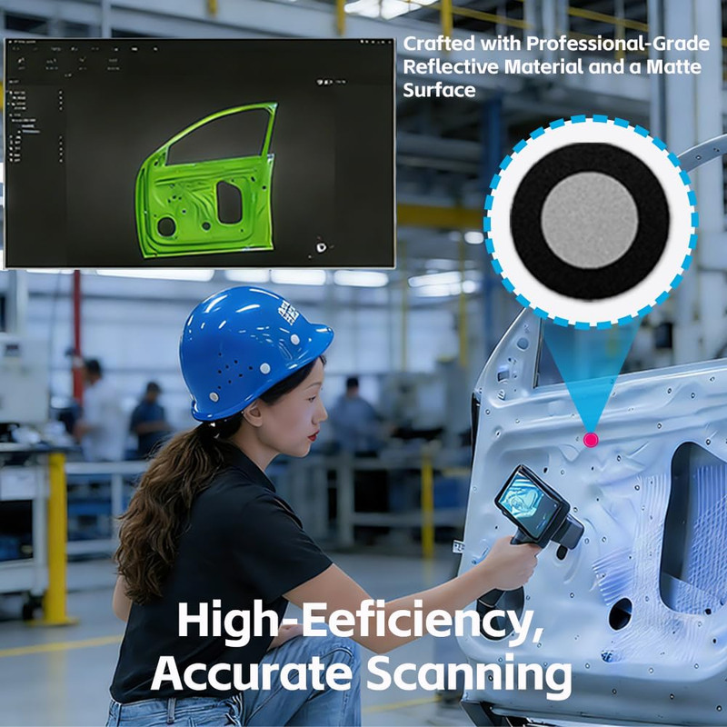700 Dots 6Mm 3D Scanning Markers for 3D Scanner, High Precision Tracking & Posit gallery