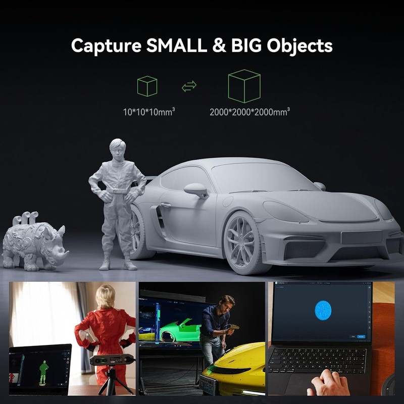 Creality 3D Scanner CR-Scan Otter with Four-Lens Stereo Vision 0.02mm Accuracy gallery