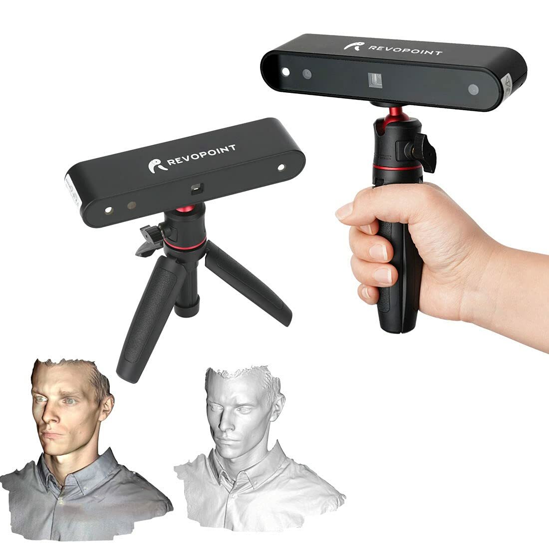 Revopoint POP 3D Scanner High Precision Handheld Scanner for Printing w/ Tripod gallery