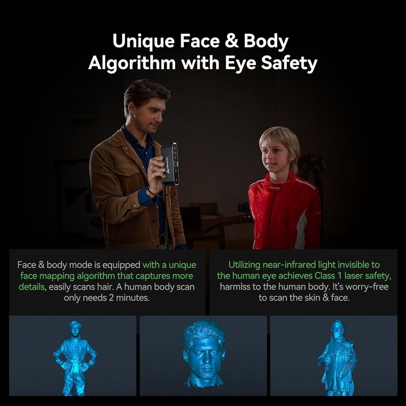 Creality 3D Scanner CR-Scan Otter for 3D Printing 20fps 10-2000mm Scanning Range gallery