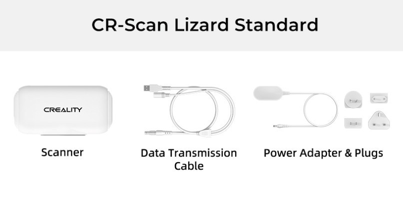 Creality 3D Scanner CR-Scan Lizard Up to 0.05mm Accuracy No-marker, Standard Kit gallery