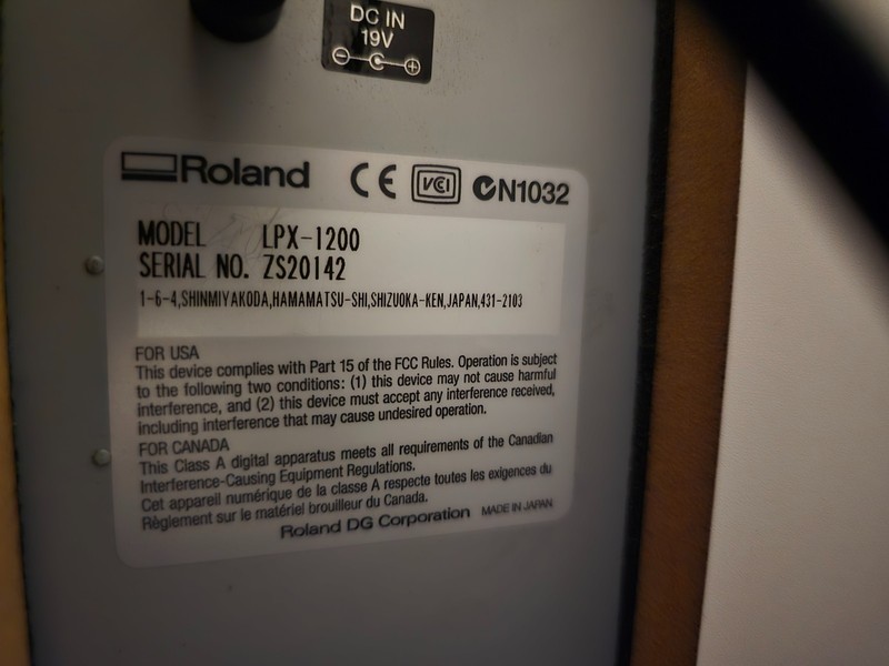 ROLAND LPX-1200 PICZA 3D Laser Scanner gallery