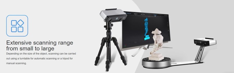 Color 3D Scanner EinScan-SP V2 EXScan Shining3D Edition Tripod For MAC & PC gallery