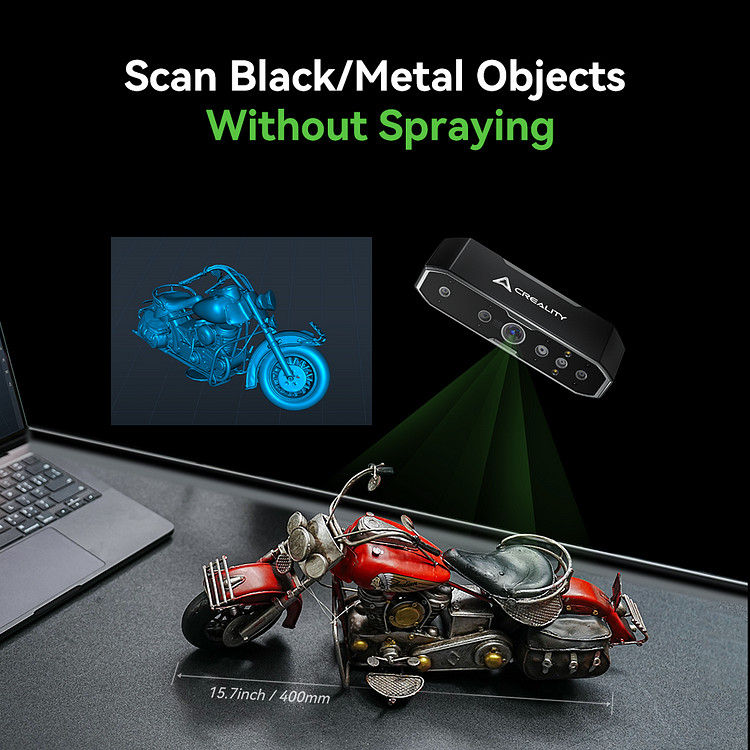 Creality CR-Scan Otter 3D Scanner High Accuracy Portable Full-Color gallery