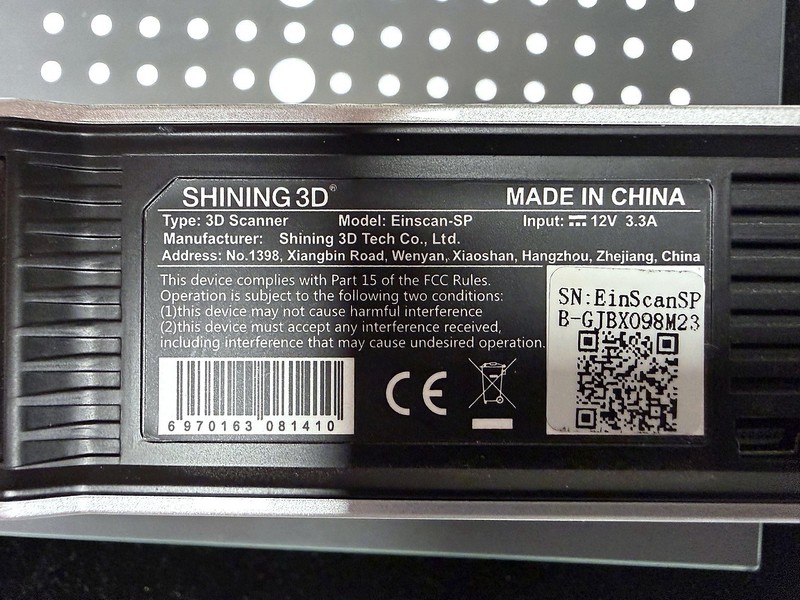 Shining 3D Einscan SP 3D Scanner with Turntable gallery
