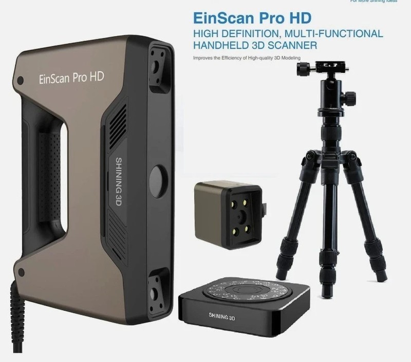 EinScan Pro HD Handheld 3D Scanner- 0.2mm Resolution! TurnTable and Color Cam gallery