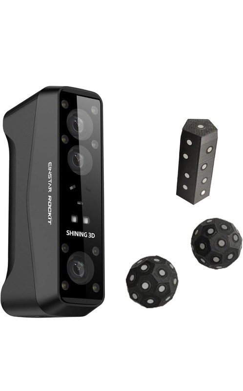 SHINING 3D EINSTAR ROCKIT Wireless Handheld Laser 3D Scanner 0.05mm USB-C gallery