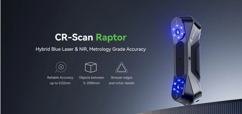 3D Scanner CREALITY CR-SCAN RAPTOR "Blue Laser" gallery