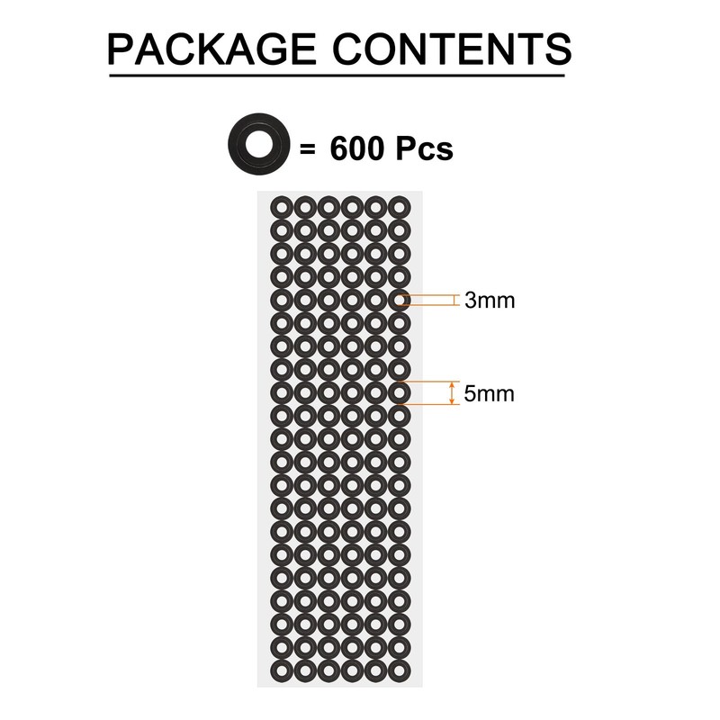 600 Pcs 3D Scanner Markers 3mm for 3D Scanner, 3D Tracking Dots gallery