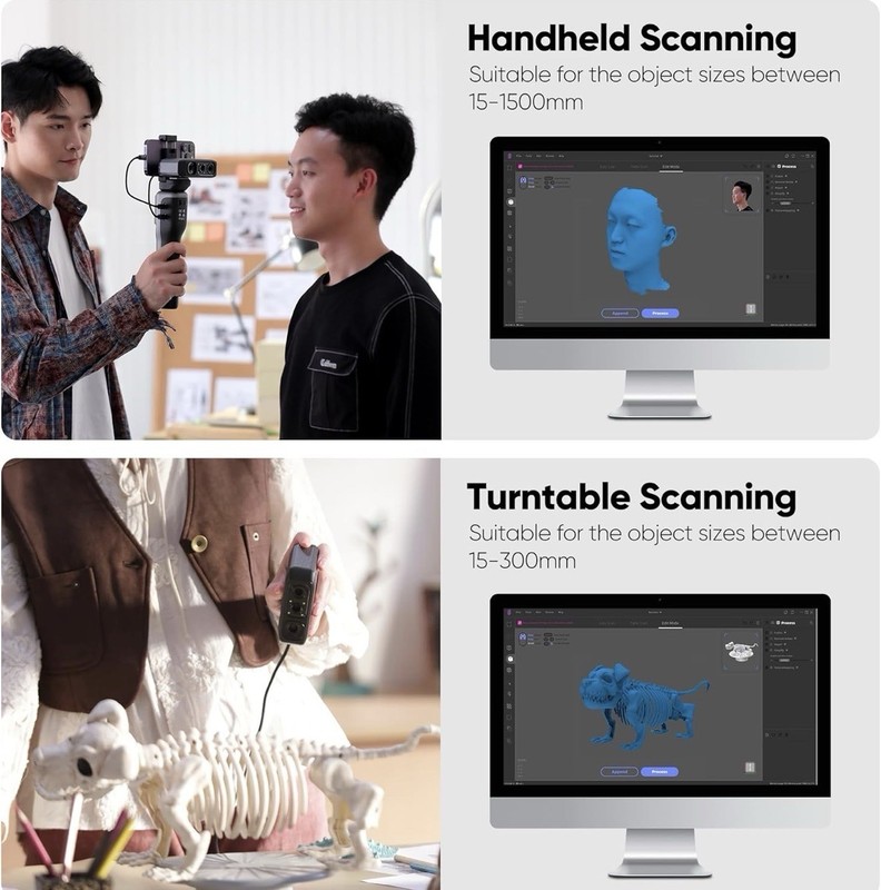 3DMakerpro Moose Lite Premium 3D Scanner,NIR Light Source,0.05mm Accuracy gallery