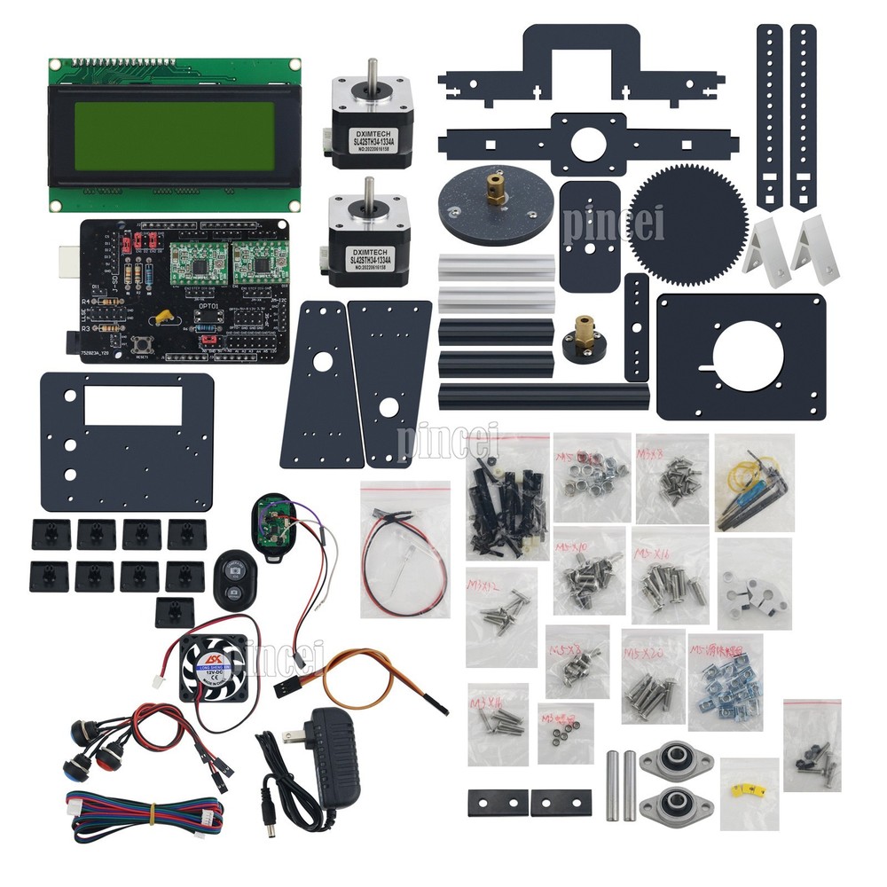 Unassembled 3D Laser Scanner DIY Kit Supports Phone Camera for Maker Project