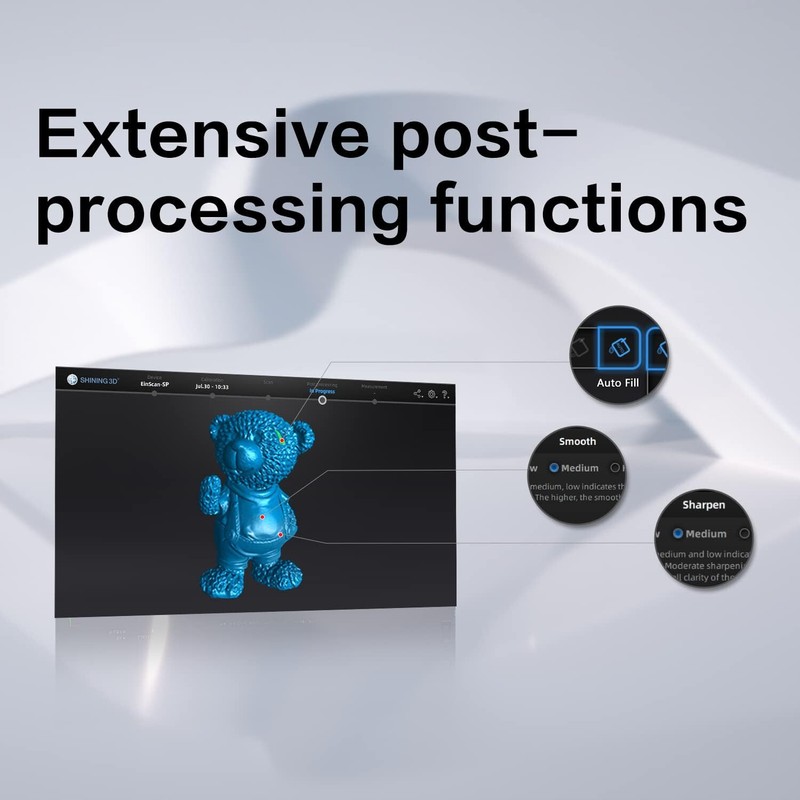 EinScan SP V2 3D Scanner – High Accuracy, Tripod, Supports MacOS & Windows gallery