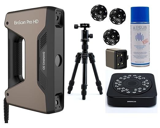 Shining3D EinScan Pro HD Handheld 3D Scanner Industrail Pack + Color Pack HD gallery