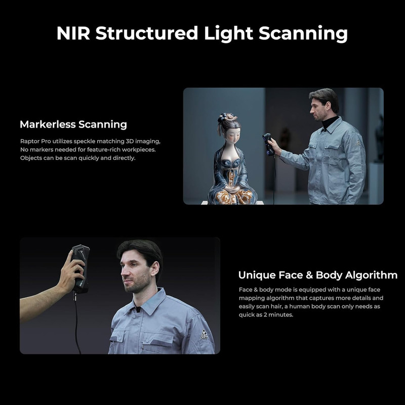 Creality 3D Scanner Raptor Pro and Scan Bridge Wireless Scanning, 3D Scanner for gallery