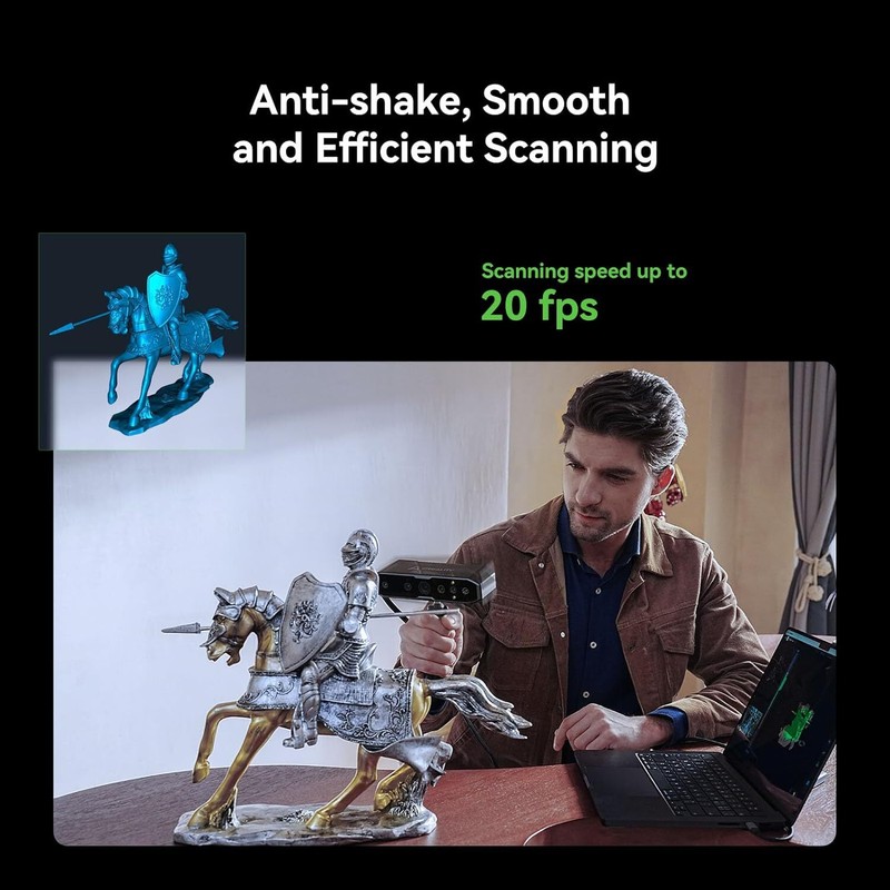 Creality CR-Scan Otter 3D Scanner 24-Bit Full-Color for iOS Android Windows US gallery