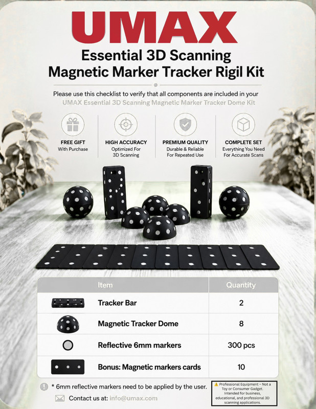 Shining3D EinScan Rigil v1.2 Wireless Tri-Mode 3D Laser Scanner +Software & More gallery