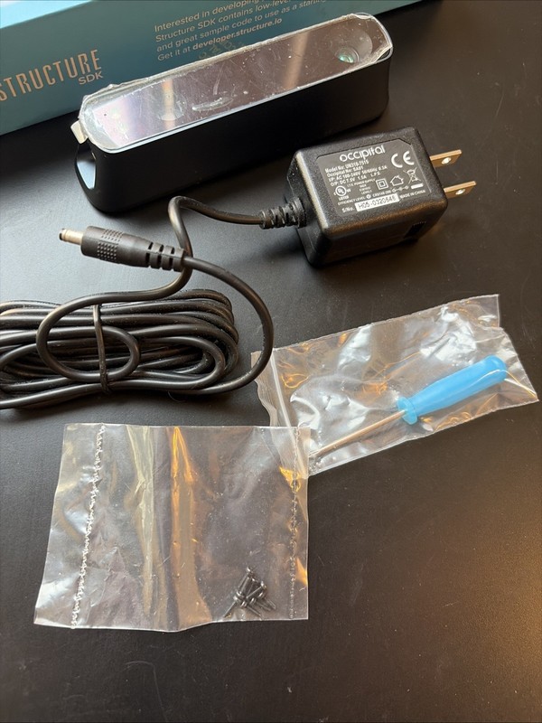 Occipital Structure Sensor 3D Scanner STO1 w/ Power Adapter gallery