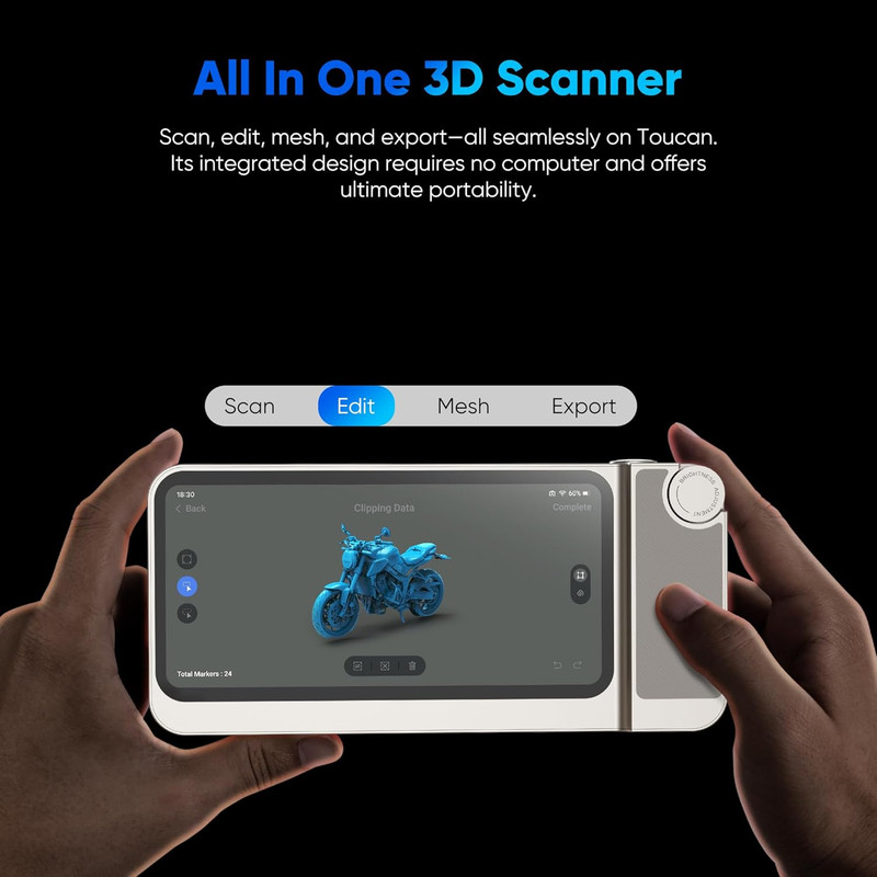 3D Scanner Toucan, All-In-One Handheld 3D Scanners for 3D Printing, Easy Scannin gallery