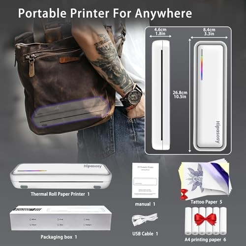 Portable Thermal Wireless Printers for Home Use, Inkless-Bluetooth-Printer gallery