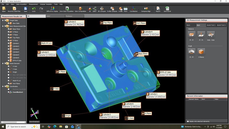 3D Scanner Keyence VL-370 360 350 CMM System with full software set gallery