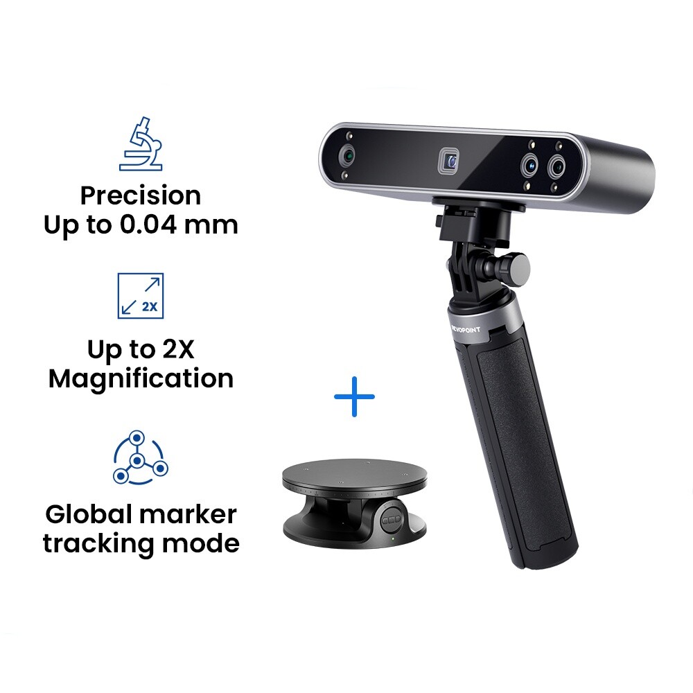 Revopoint POP 3 Plus 3D Scanner Advanced 0.04mm Precision 18fps Handheld Scan gallery
