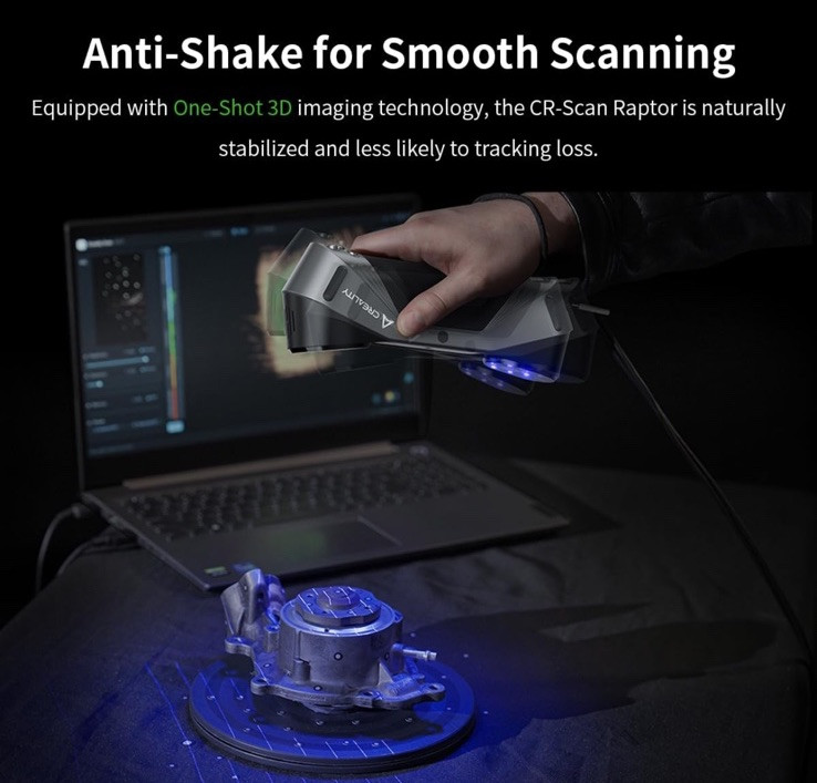 Creality CR-Scan Raptor 3D Scanner for 3D Printing, 60fps Fast Full-Color Scanni gallery