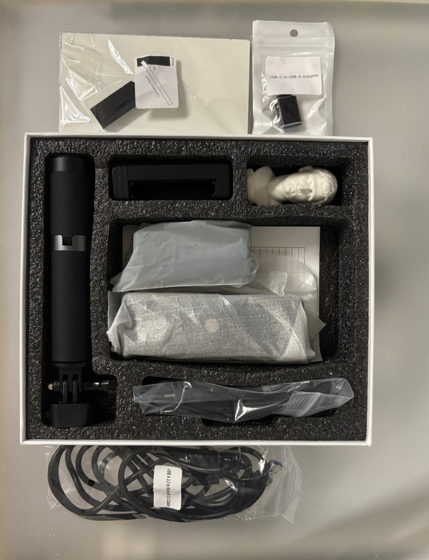 Revopoint MINI 3D Scanner with Rotary Base + Dual-Axis Turntable II gallery