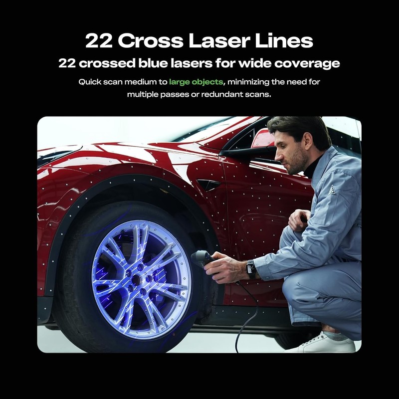 Creality Raptor Pro 3D Scanner for 3D Printing, 60fps Anti-Shake Tracking gallery